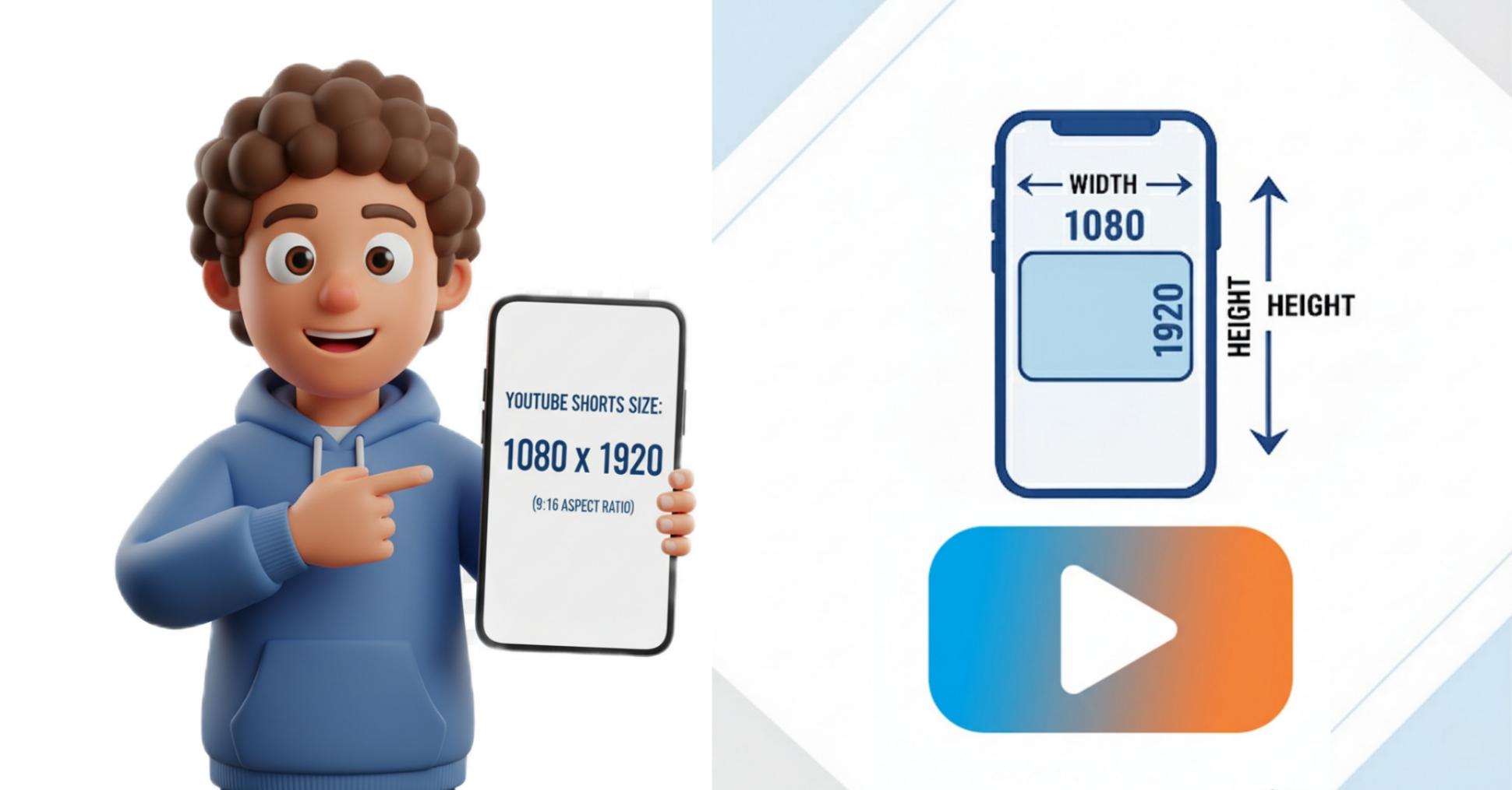 youtube shorts video size width and height